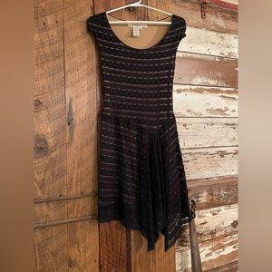XS max studio dress like NEW! Black and nude!